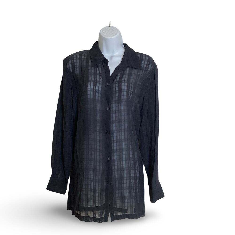 Norton McNaughton Sheer Button Down